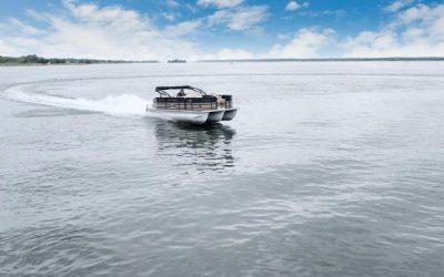 Bennington 2250 Pontoon Before and After Hydrofin Test Results