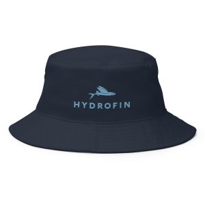 Hydrofin Blue Logo Navy Bucket Hat